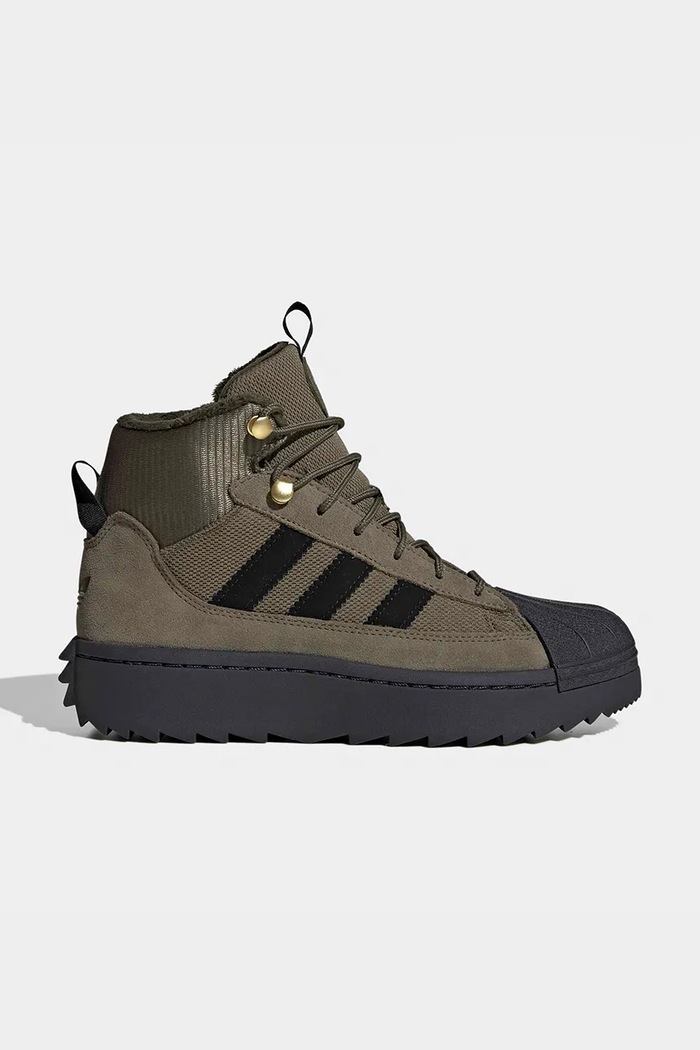 adidas Originals Topánky zimné detské SUPERSTAR WINTER TREK zelená KJ9813