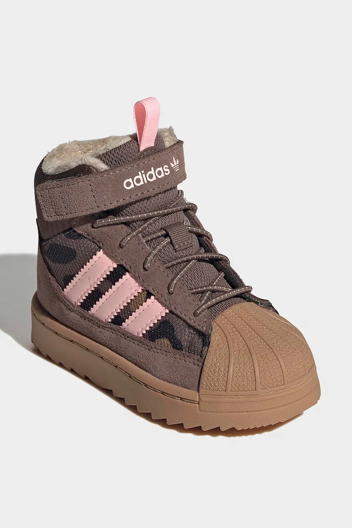 adidas Originals Kotníkové boty dětské SUPERSTAR WINTER TREK KH9795 růžová AW26