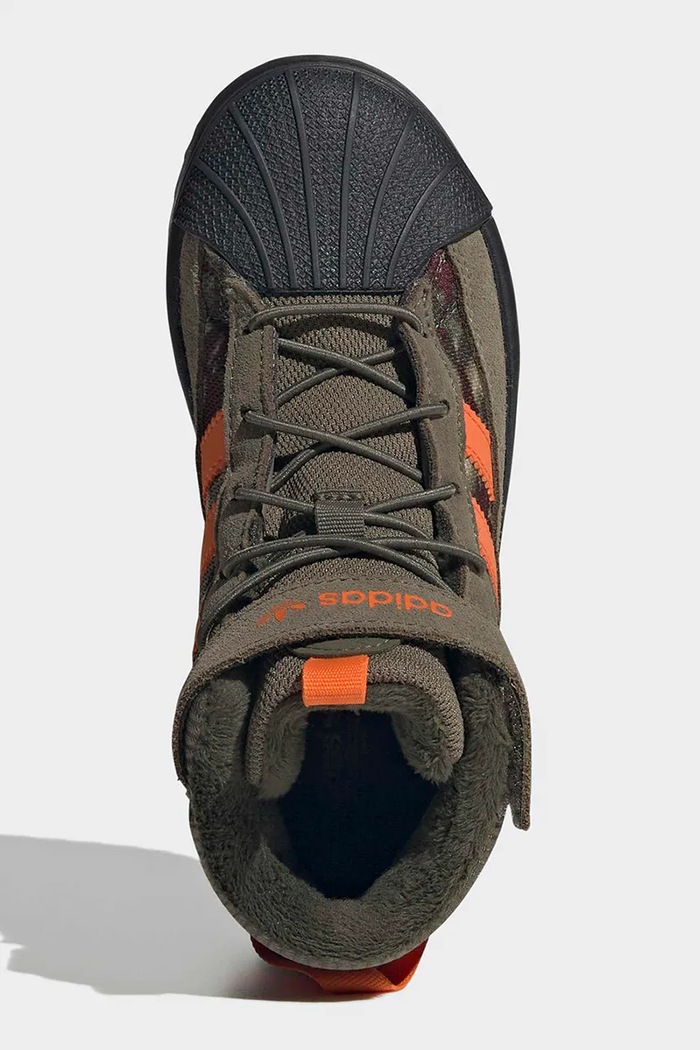 Obuća za djecu SUPERSTAR WINTER TREK adidas Originals zelena KH9792