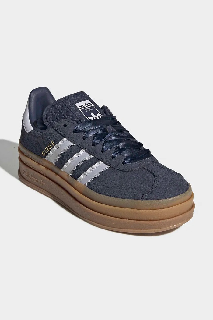 adidas Originals GAZELLE BOLD sneakers παιδικά σουέτ KJ2429 σκούρο μπλε AW26