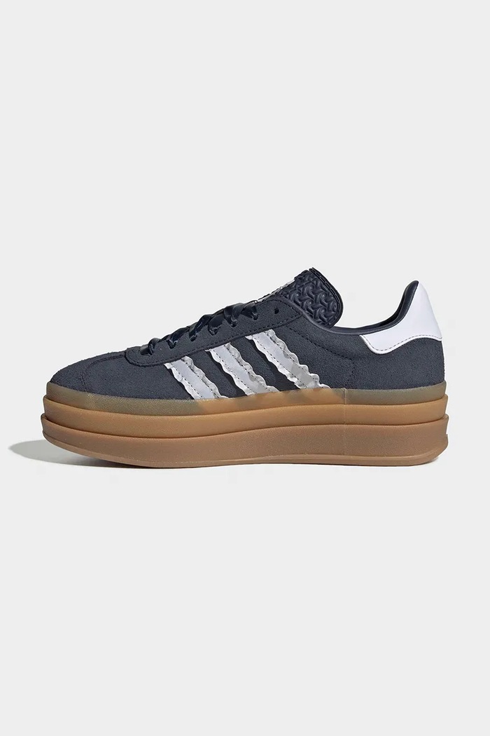 GAZELLE BOLD sneakers παιδικά σουέτ adidas Originals KJ2429 σκούρο μπλε