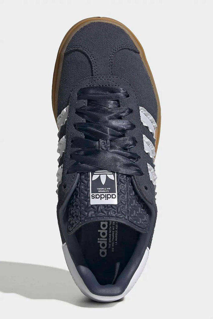GAZELLE BOLD sneakers παιδικά σουέτ adidas Originals σκούρο μπλε KJ2429