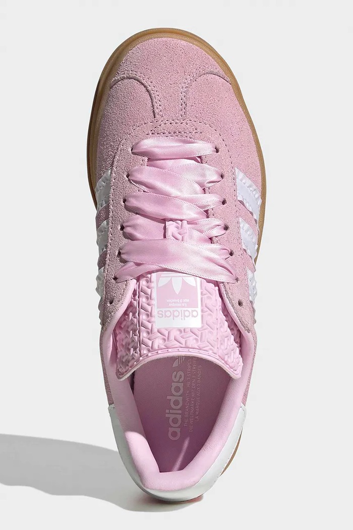 GAZELLE BOLD sneakers παιδικά σουέτ adidas Originals ροζ KJ2430