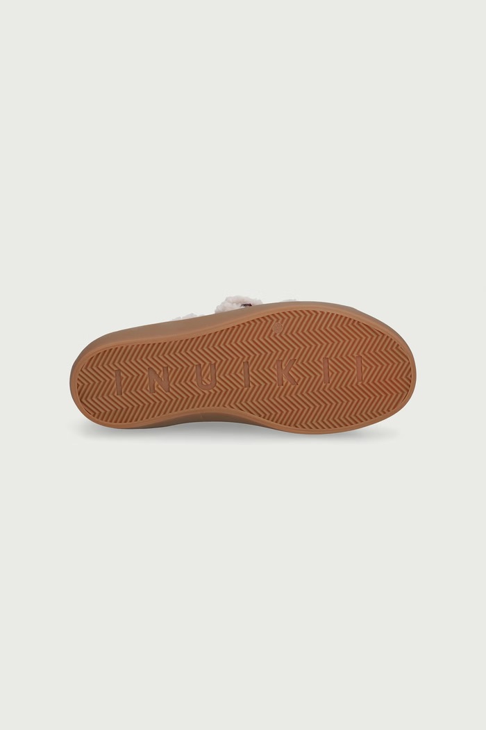 SHEARLING LOW VELCRO superge otroške semišaste Inuikii rjava 3001.001.0051
