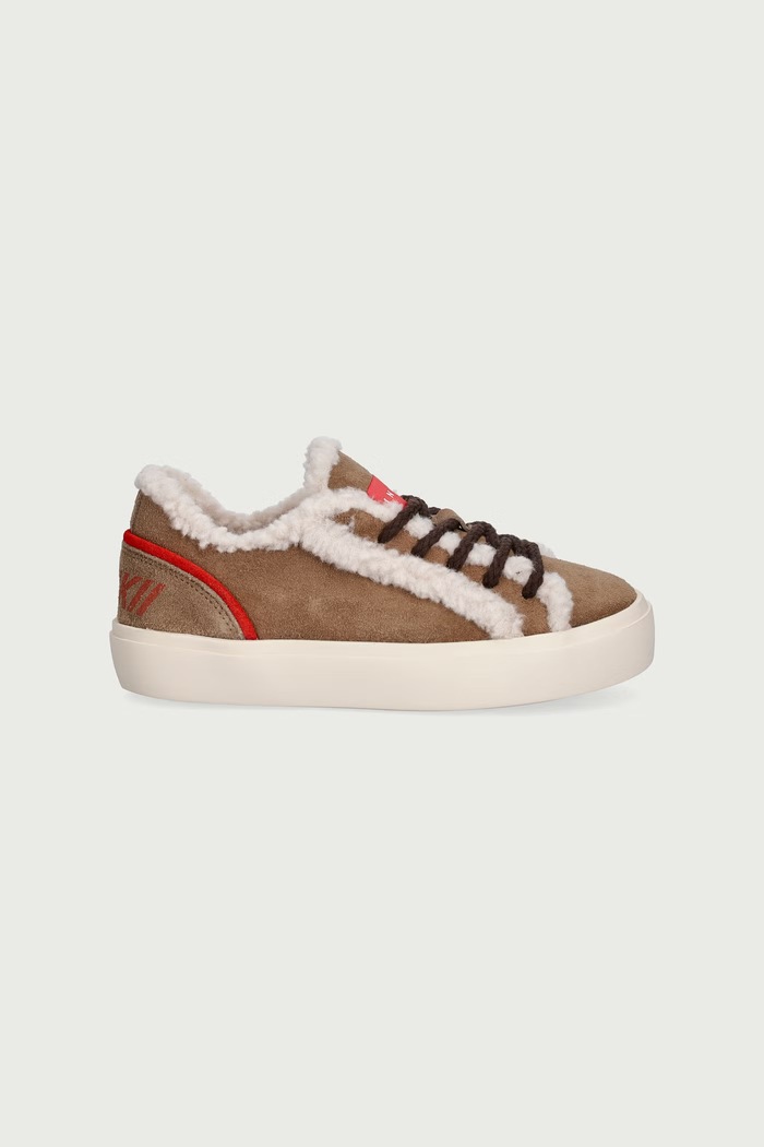 Inuikii LILA SHEARLING LACE UP za djecu od brušene kože 3001.001.0111.30.32. bež AW26