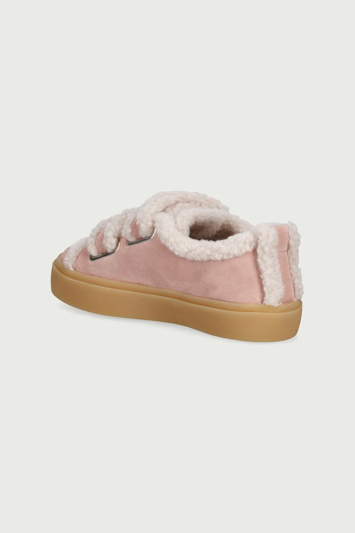 Chlapec Inuikii SHEARLING LOW VELCRO PASTELLE sneakers detské semišové 3001.001.0091.30.32. ružová