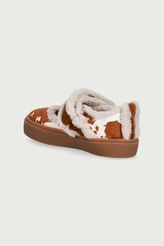 Deklice Inuikii Polčevlji otroški usnjeni SHEARLING M.J. COW SUEDE 3012.001.0021.30.32. rjava