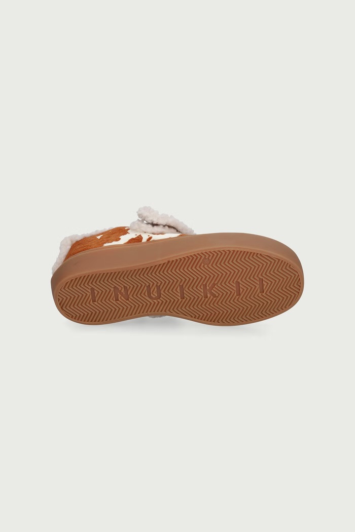 Polčevlji otroški usnjeni SHEARLING M.J. COW SUEDE Inuikii rjava 3012.001.0021.30.32.