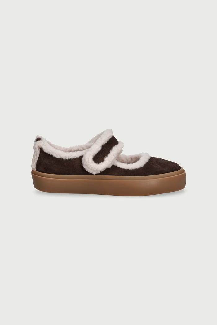 Inuikii Polčevlji otroški semišasti SHEARLING M.J. 3012.001.0011.33.38. rjava AW26