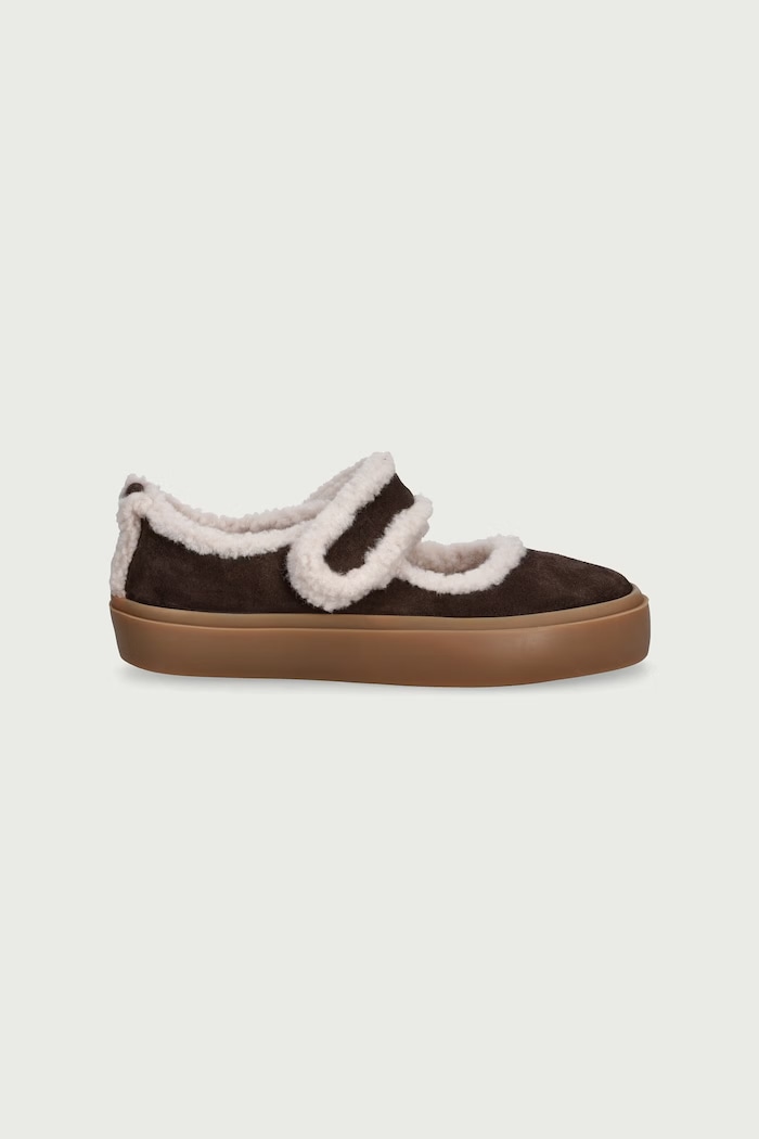 Inuikii Polčevlji otroški semišasti SHEARLING M.J. 3012.001.0011.33.38. rjava AW26