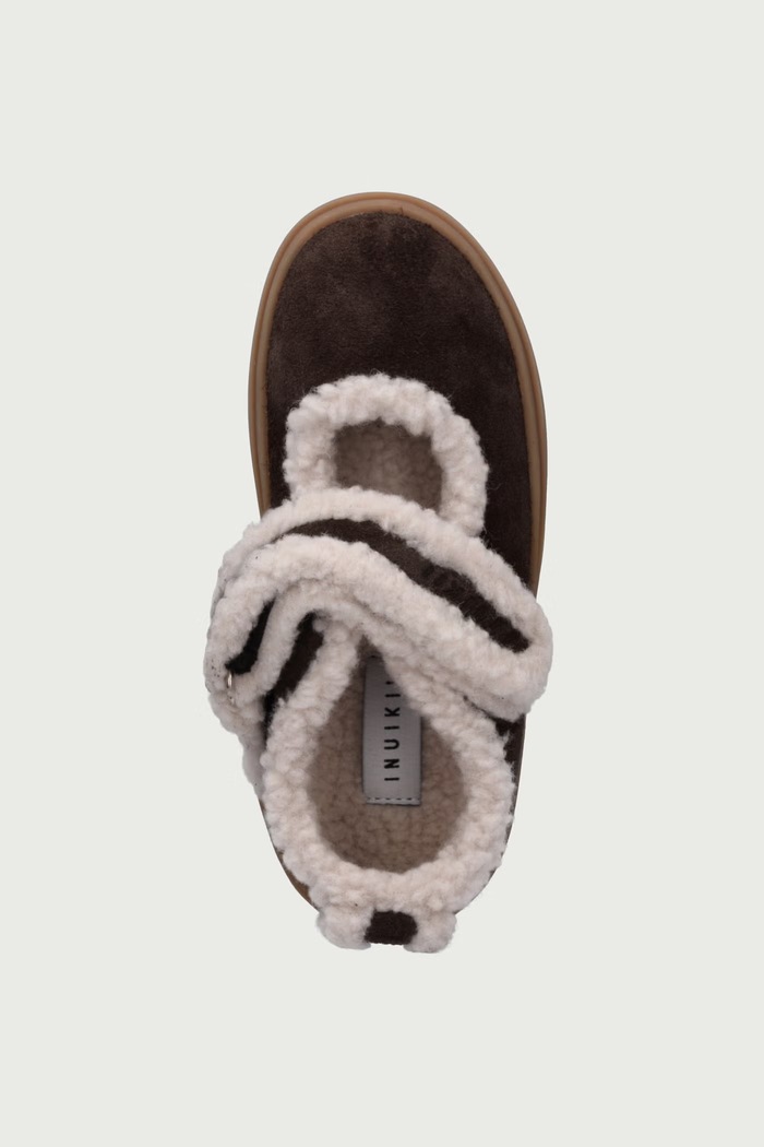 Tenisky detské semišové SHEARLING M.J. Inuikii 3012.001.0011.30.32. hnedá