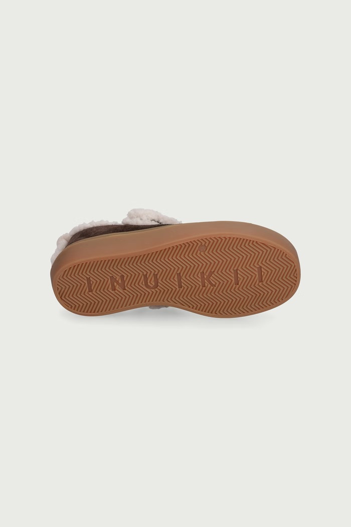 Tenisky detské semišové SHEARLING M.J. Inuikii hnedá 3012.001.0011.30.32.