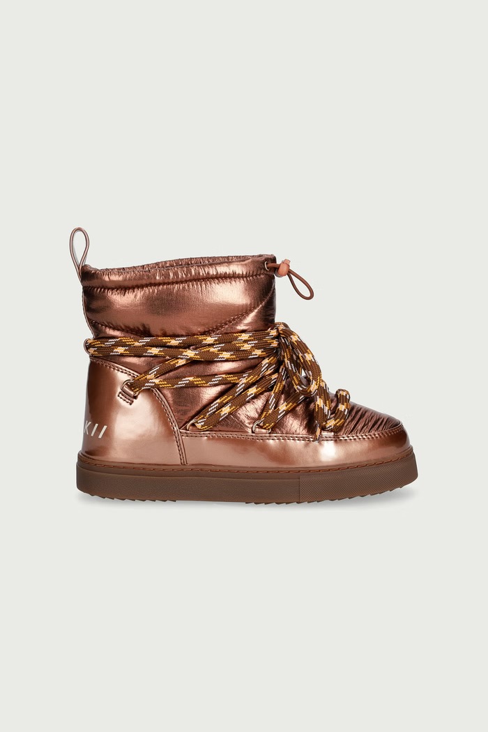 Inuikii Stivali da neve per bambini MOUNTAIN METALLIC 3001.003.0162.33.38. marrone AW26