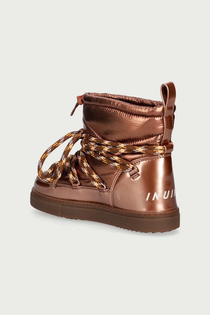 BIMBA Inuikii Stivali da neve per bambini MOUNTAIN METALLIC 3001.003.0162.33.38. marrone