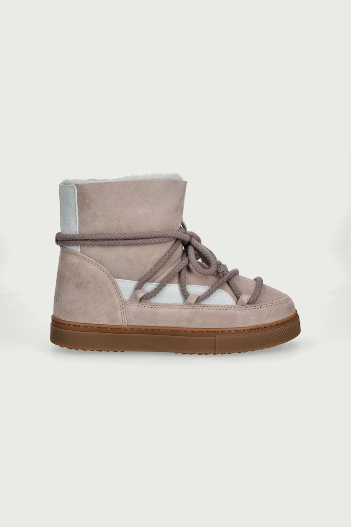 Inuikii Śniegowce dziecięce zamszowe PATCHWORK 3001.003.0073 beżowy AW26