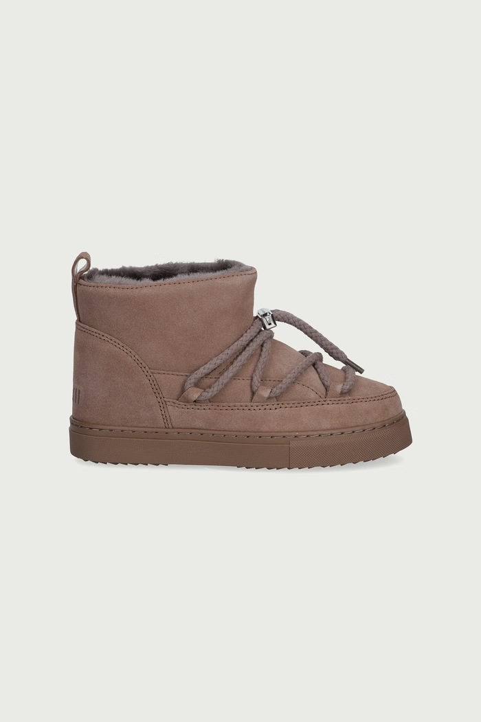 Inuikii Zimske čizme za djecu od brušene kože CLASSIC LOW 3001.001.0022 smeđa AW26