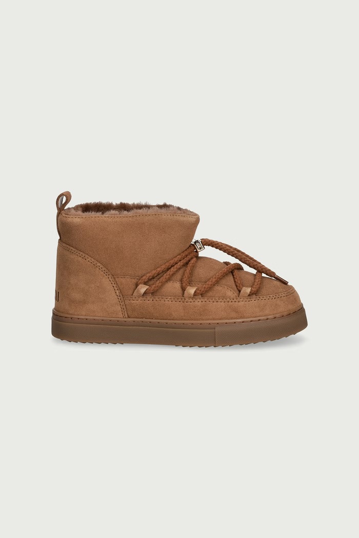 Inuikii Zimske čizme za djecu od brušene kože CLASSIC LOW 3001.001.0022 smeđa AW26