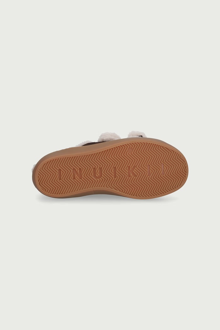 SHEARLING LOW VELCRO sneakers παιδικά σουέτ Inuikii καφέ 3001.001.0051.30.32.