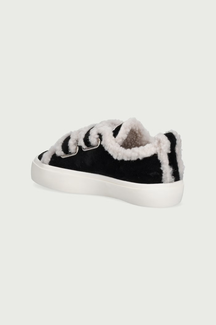 Момче Inuikii SHEARLING LOW VELCRO маратонки за деца от велур 3001.001.0051.30.32. черен