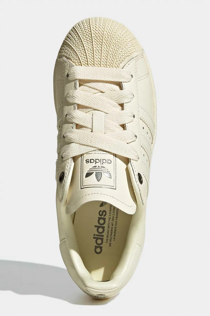 adidas Originals SUPERSTAR II sneakers παιδικά δερμάτινα KI5610 μπεζ