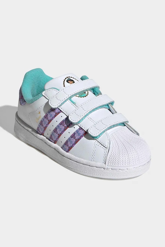 adidas Originals Disney Princess SUPERSTAR II tenisice za djecu od kože KJ7477 bijela AW26