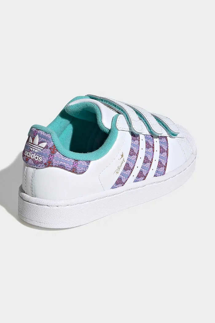 Dječaci adidas Originals Disney Princess SUPERSTAR II tenisice za djecu od kože KJ7477 bijela
