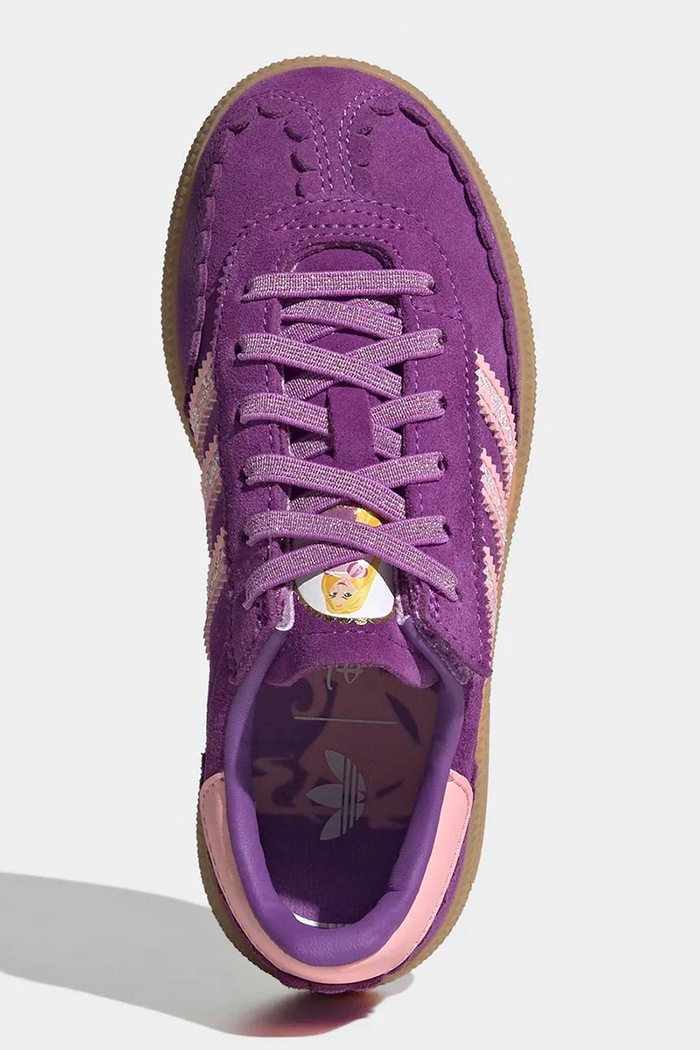 Disney Princess HANDBALL SPEZIAL sneakers detské semišové adidas Originals fialová KK4763