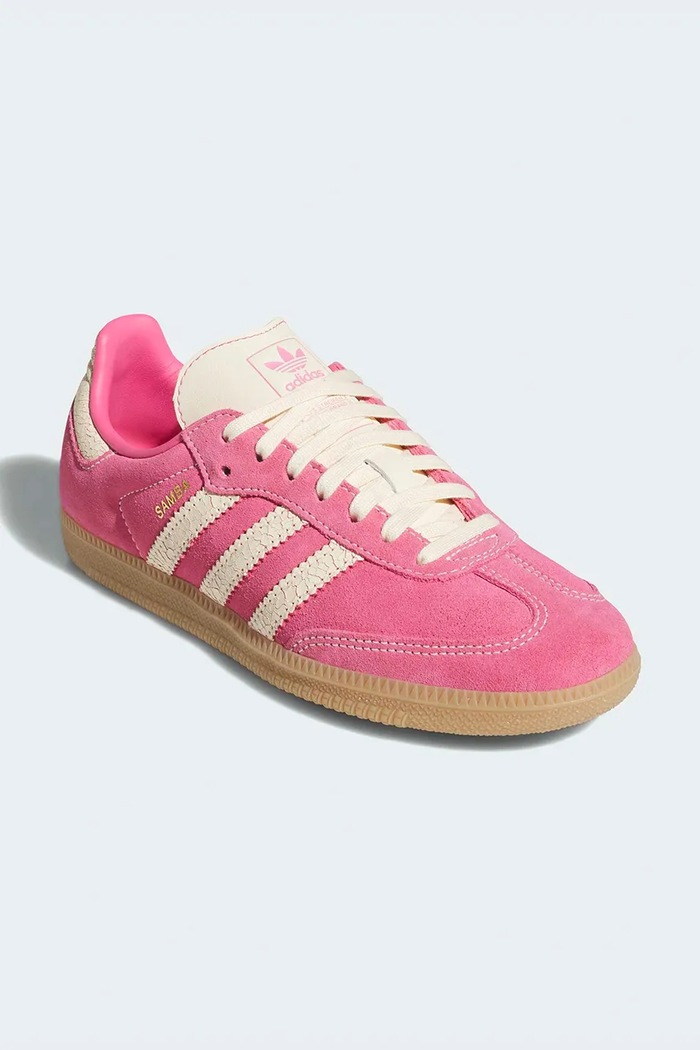 adidas Originals SAMBA OG sneakers detské semišové KK4980 ružová AW26