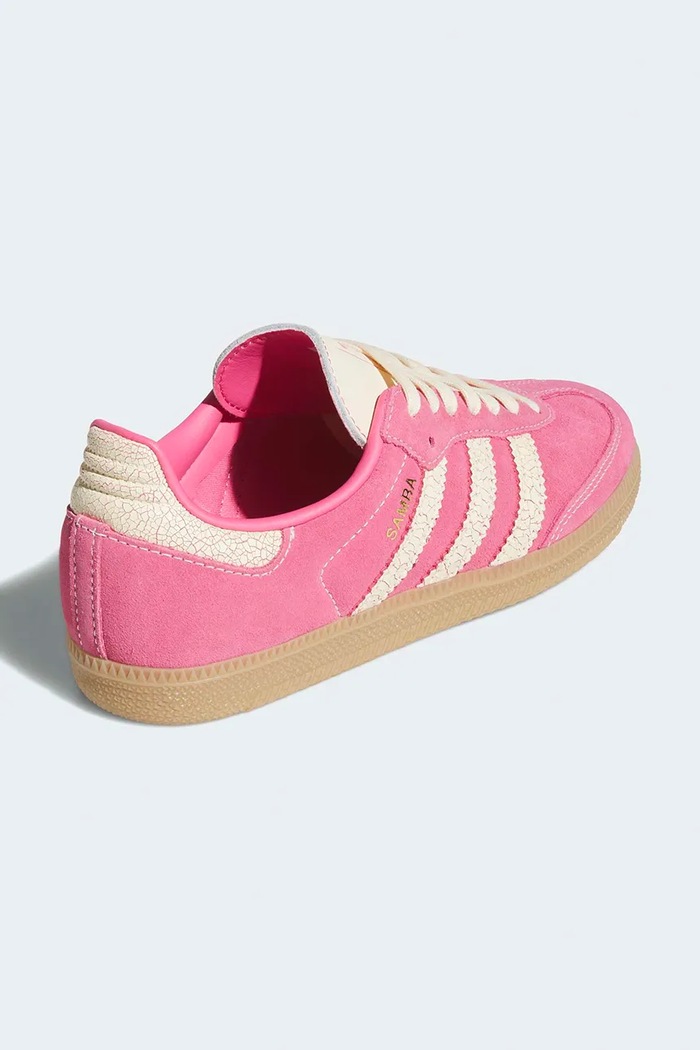 Chlapec adidas Originals SAMBA OG sneakers detské semišové KK4980 ružová