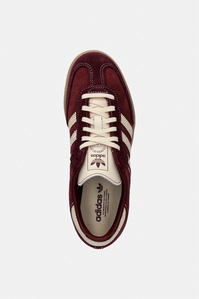adidas Originals SAMBA OG tenisice za djecu od brušene kože smeđa KK4979