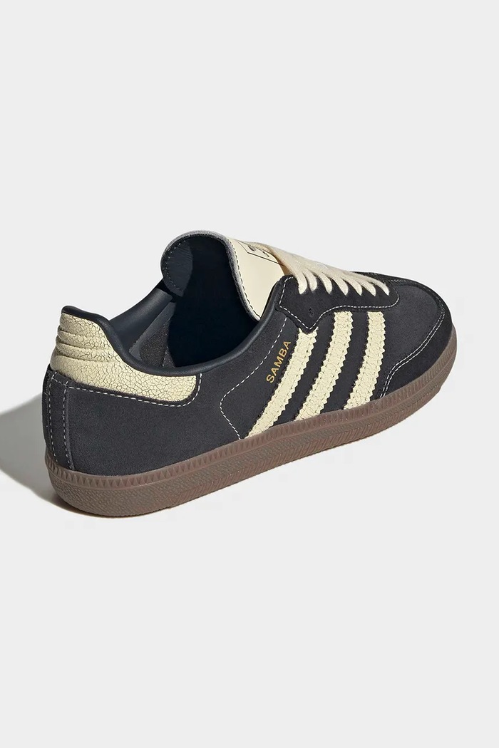 Chlapec adidas Originals SAMBA OG sneakers detské semišové KK4978 čierna