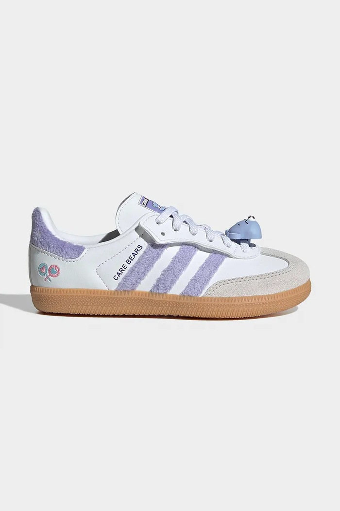 adidas Originals SAMBA OG sneakers detské kožené fialová KK2162