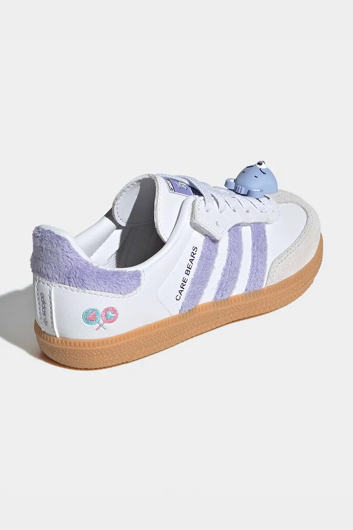 Chlapec adidas Originals SAMBA OG sneakers detské kožené KK2162 fialová