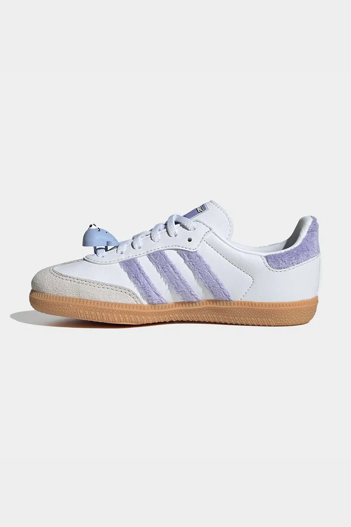 SAMBA OG sneakers detské kožené adidas Originals KK2162 fialová