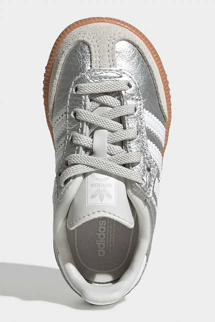 adidas Originals SAMBA OG tenisice za bebe od kože KK2346 srebrna
