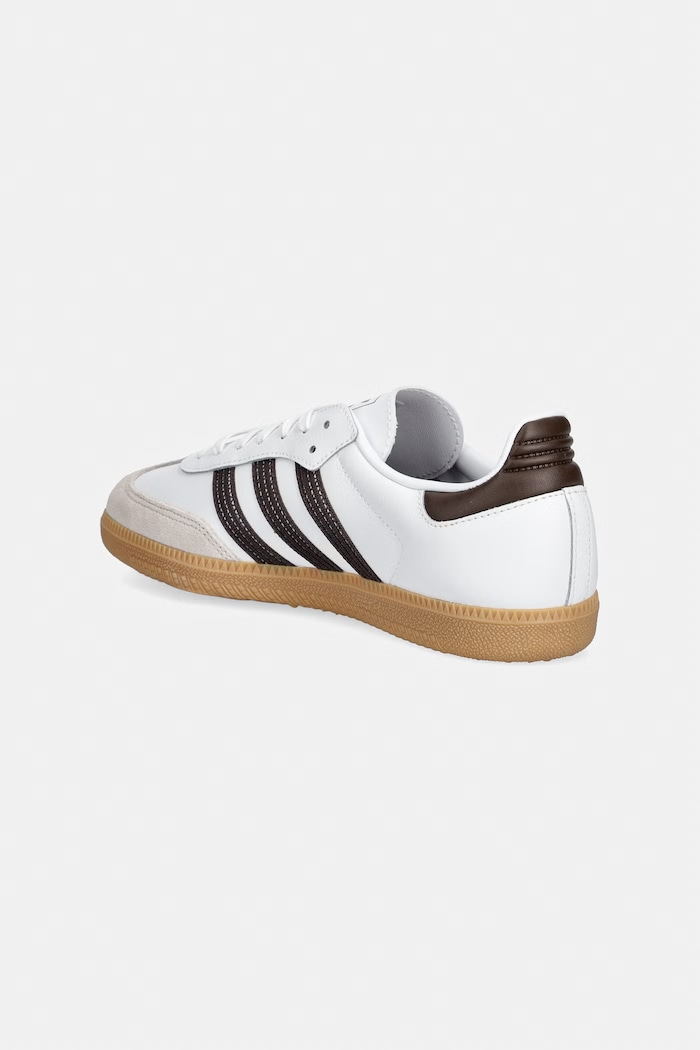 Chłopiec adidas Originals SAMBA OG sneakersy dziecięce skórzane KK2306 biały