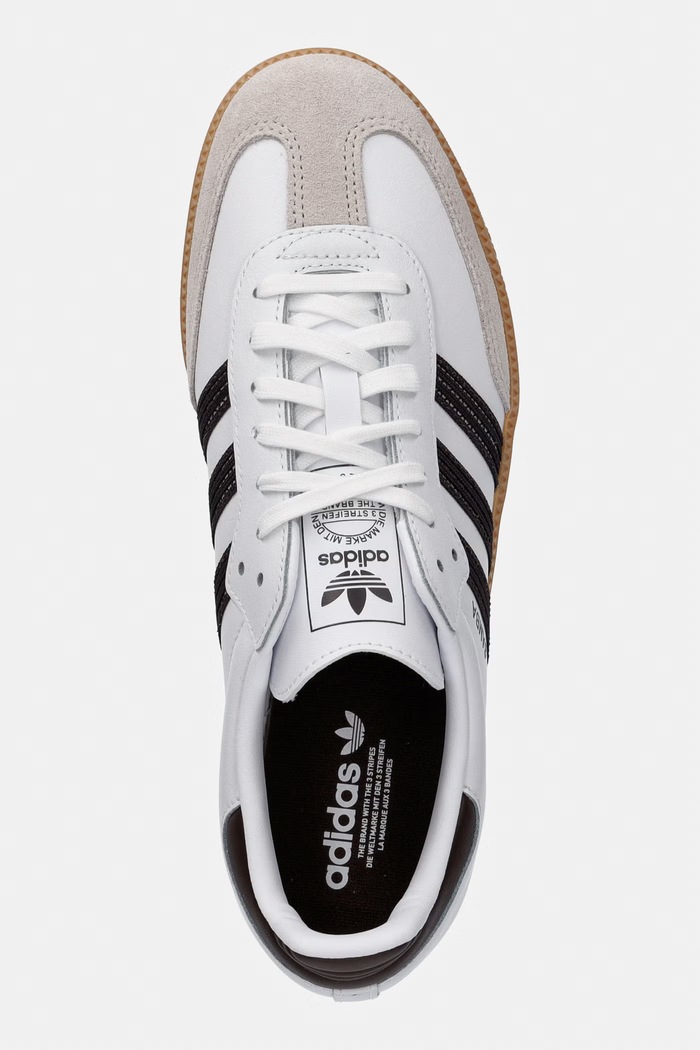 adidas Originals SAMBA OG sneakers παιδικά δερμάτινα λευκό KK2306