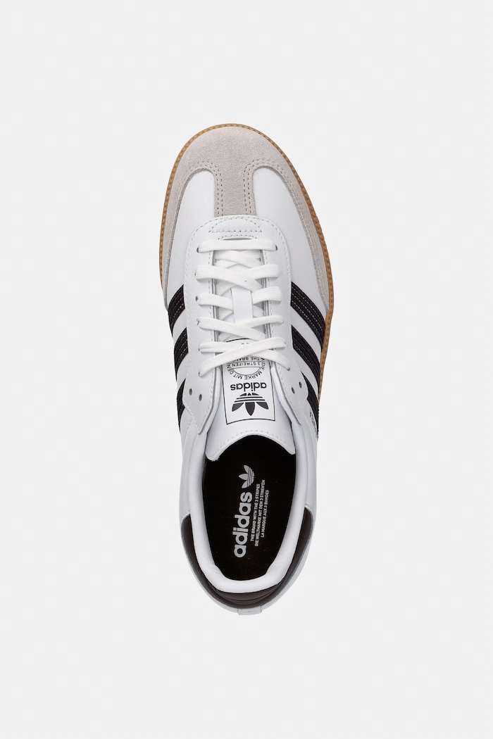 adidas Originals SAMBA OG sneakersy dziecięce skórzane biały KK2306