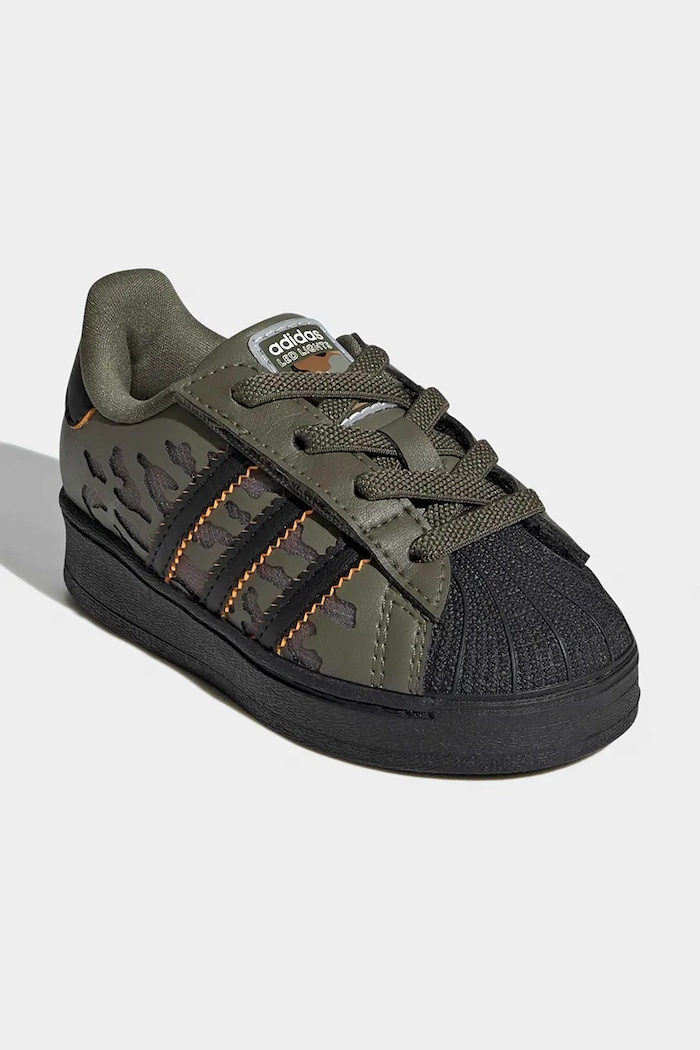adidas Originals SUPERSTAR LED LIGHTS sneakers παιδικά KJ6799 πράσινο AW26