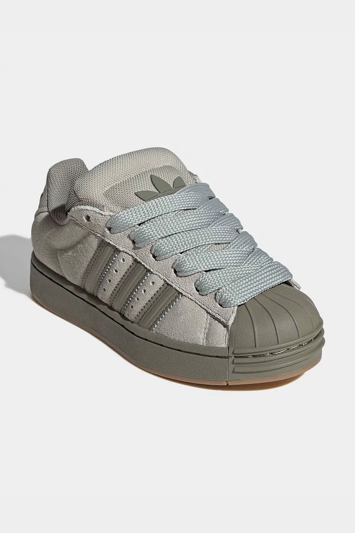 adidas Originals SUPERSTAR sneakers παιδικά σουέτ KJ9687 πράσινο AW26