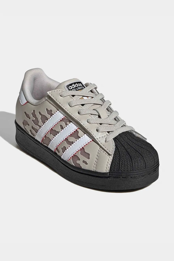 adidas Originals SUPERSTAR LED LIGHTS sneakers detské KJ2230 béžová AW26