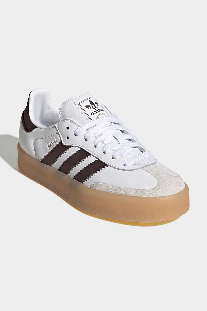 adidas Originals SAMBAE sneakers boty dětské kožené KJ9952 bílá AW26