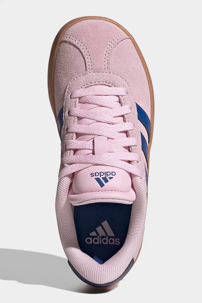 adidas VL COURT 3.0 sneakers detské semišové KI6492 ružová