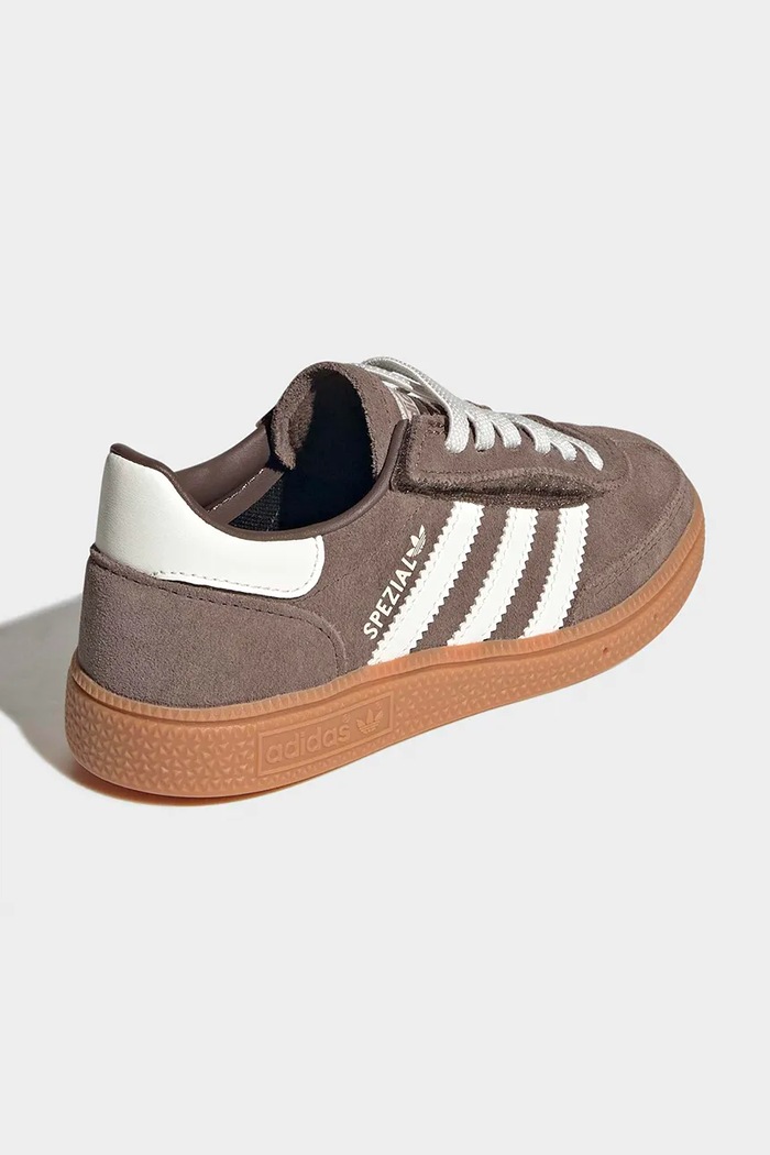 Deklice adidas Originals HANDBALL SPEZIAL superge otroške semišaste LA4008 rjava