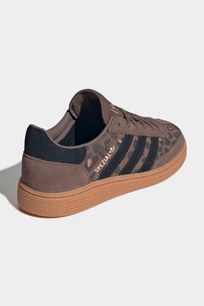 Chlapec adidas Originals HANDBALL SPEZIAL sneakers detské semišové LA1380 hnedá