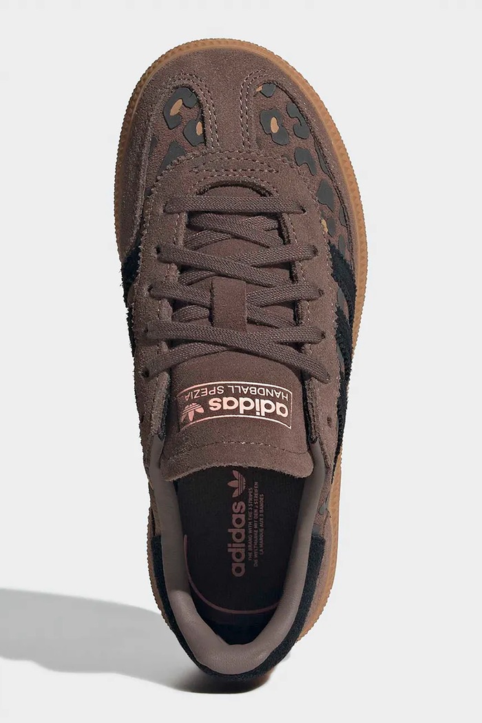 adidas Originals HANDBALL SPEZIAL sneakers detské semišové LA1380 hnedá