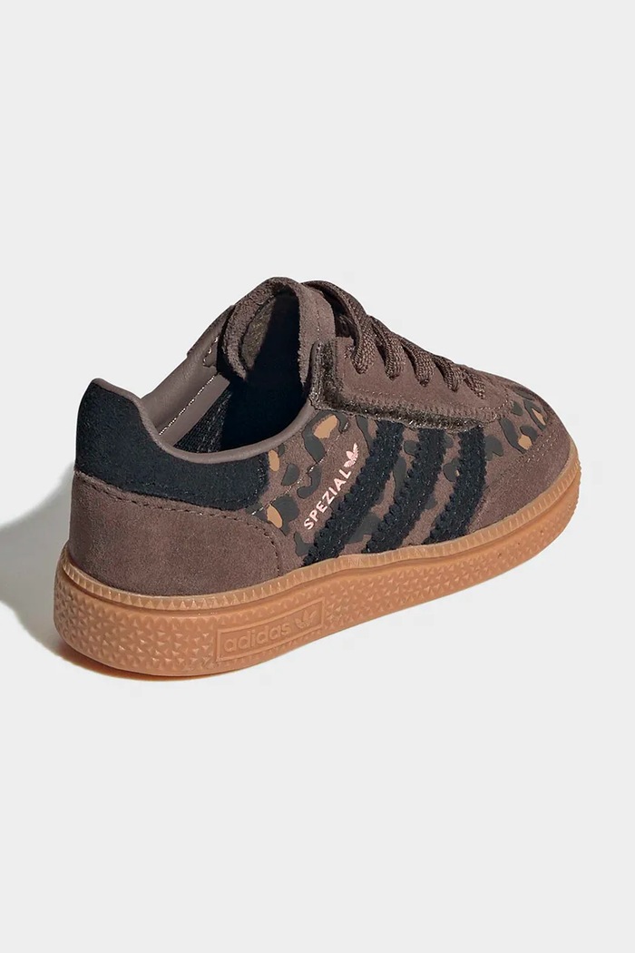 Chlapec adidas Originals HANDBALL SPEZIAL sneakers detské LA1381 hnedá