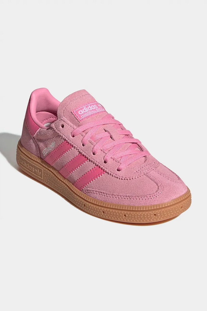 adidas Originals HANDBALL SPEZIAL sneakersy dziecięce zamszowe LA4006 różowy AW26