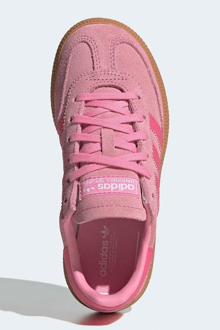 HANDBALL SPEZIAL sneakersy dziecięce zamszowe adidas Originals różowy LA4006