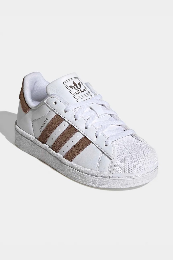 adidas Originals SUPERSTAR II superge otroške usnjene LA7709 bela AW26